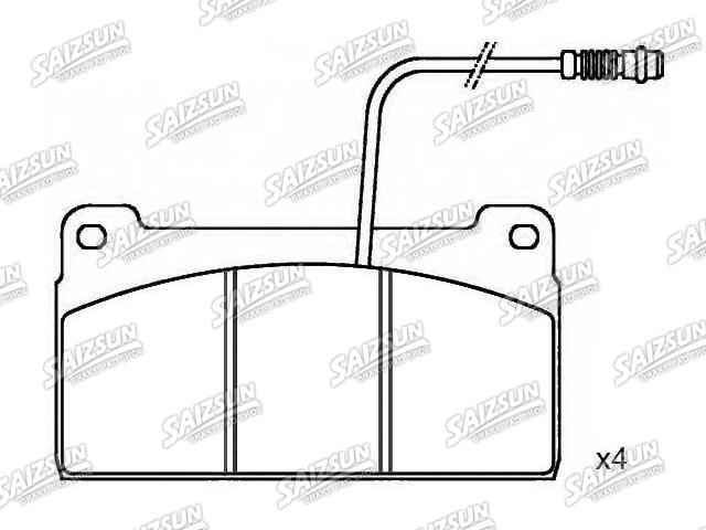 刹车片 Brake Pad Set:001 420 91 20