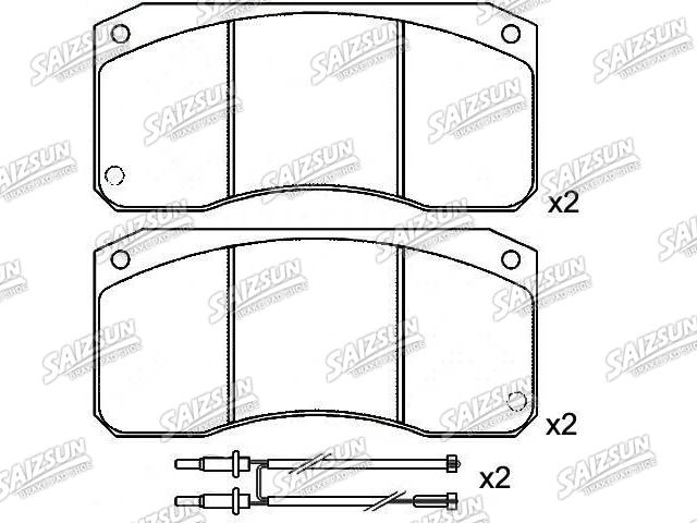 刹车片 Brake Pad Set:5000 297 345