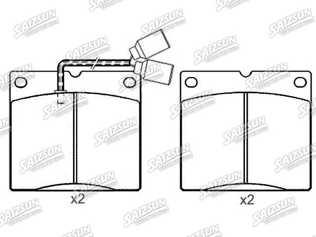 刹车片 Brake Pad Set:151222
