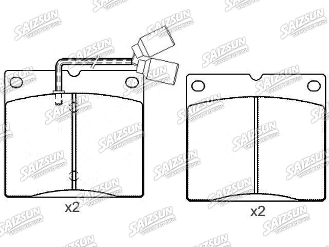 刹车片 Brake Pad Set:151223