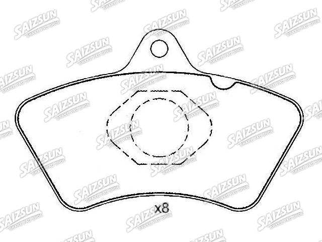 刹车片 Brake Pad Set:8 284 058 204