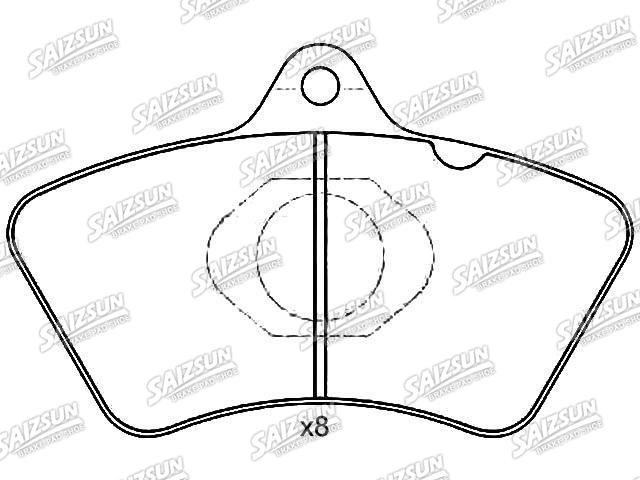 刹车片 Brake Pad Set:8 284 000 196