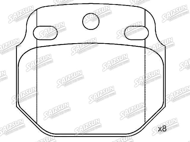 刹车片 Brake Pad Set:190 6118
