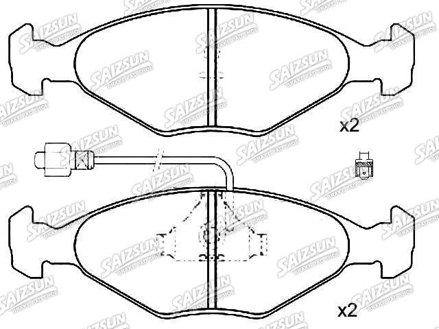 刹车片 Brake Pad Set:4248.90