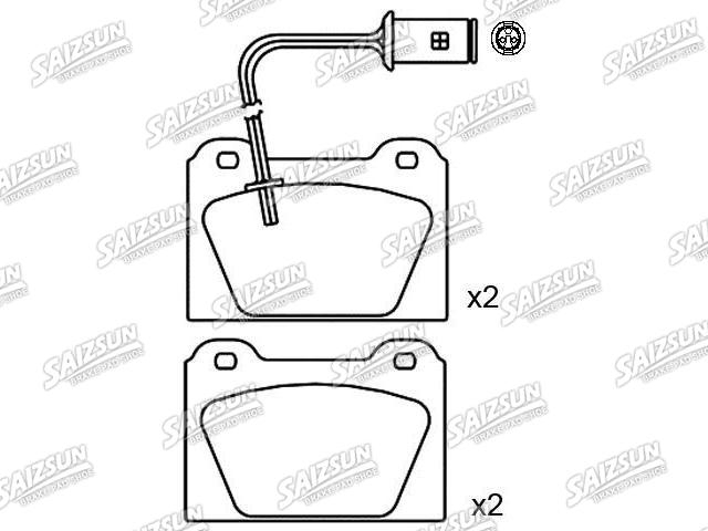 刹车片 Brake Pad Set:GBP90259
