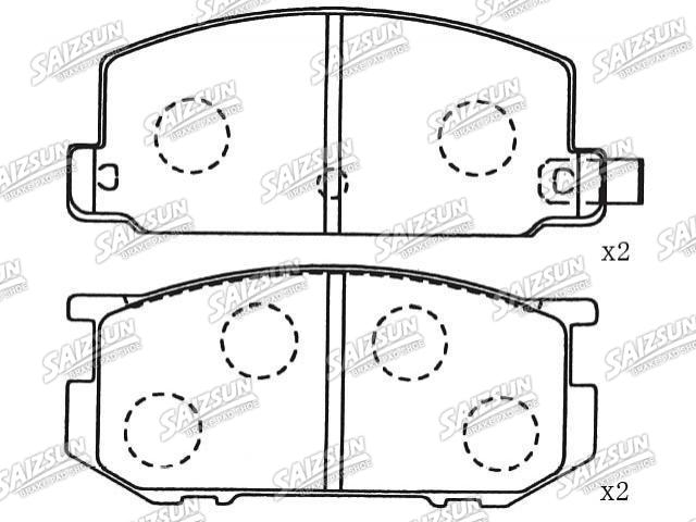 刹车片 Brake Pad Set:72519-1074