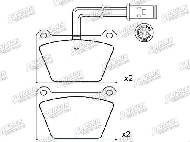 刹车片 Brake Pad Set:GBP90258