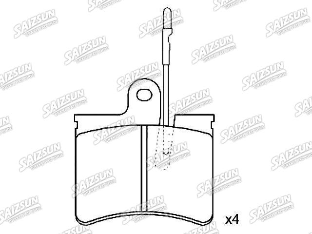 刹车片 Brake Pad Set:4251.87