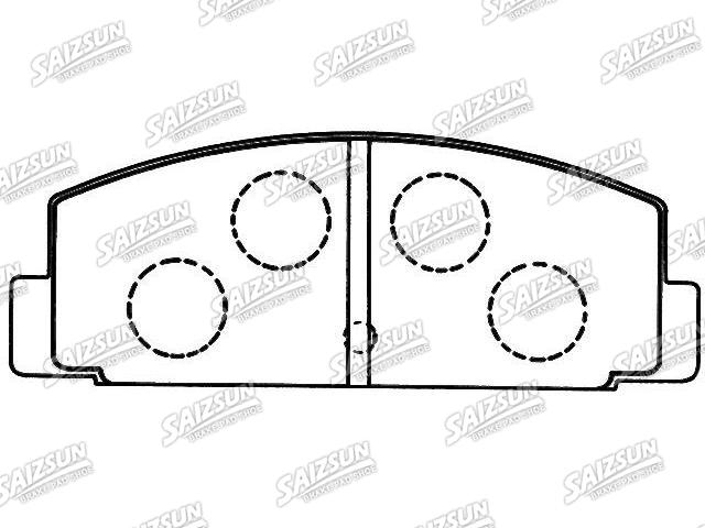 刹车片 Brake Pad Set:MB 058 917