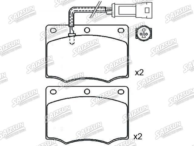 刹车片 Brake Pad Set:1 619 145