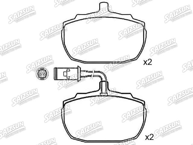 刹车片 Brake Pad Set:GBP90111