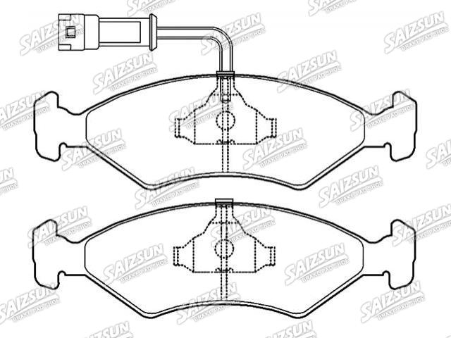 刹车片 Brake Pad Set:87FX-2K0-21HA