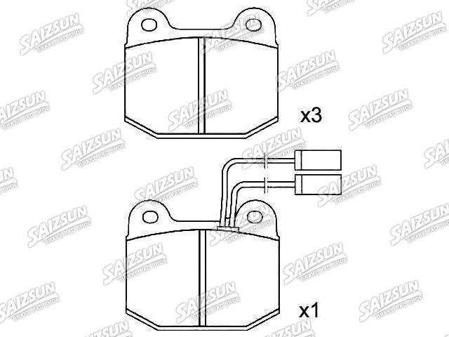 刹车片 Brake Pad Set:0060 719 983