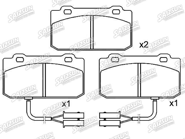 刹车片 Brake Pad Set:0060 750 760
