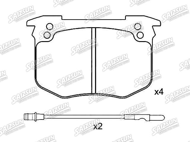 刹车片 Brake Pad Set:4250.45