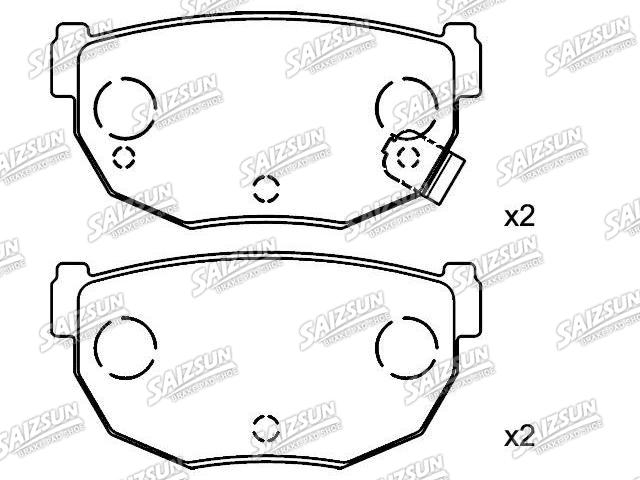 刹车片 Brake Pad Set:44060-01P90