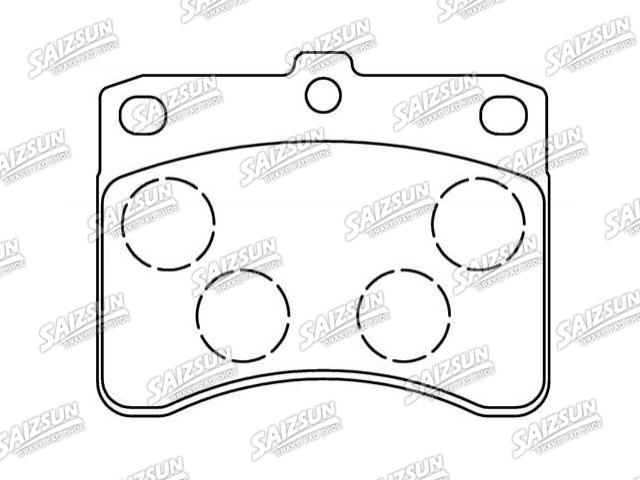 刹车片 Brake Pad Set:04491-87503