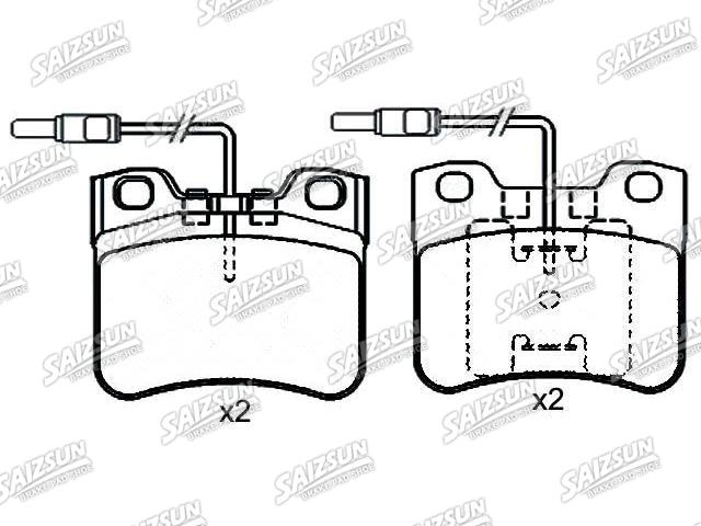 刹车片 Brake Pad Set:95 619 549