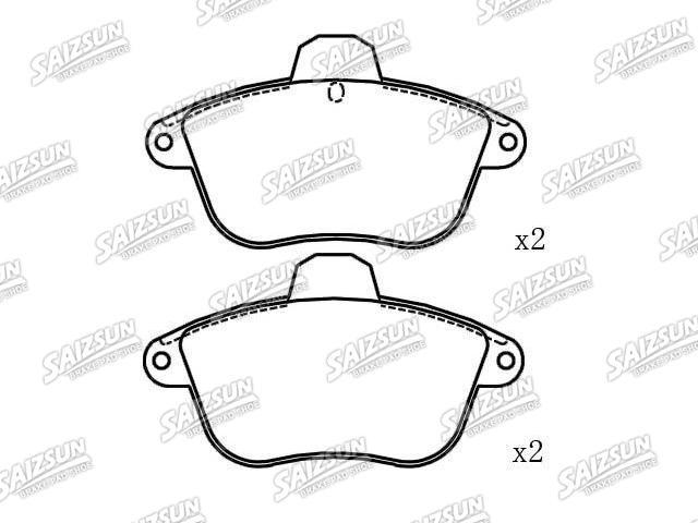 刹车片 Brake Pad Set:60 00 009 363