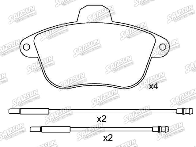 刹车片 Brake Pad Set:4250.89