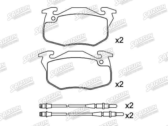 刹车片 Brake Pad Set:4250.91