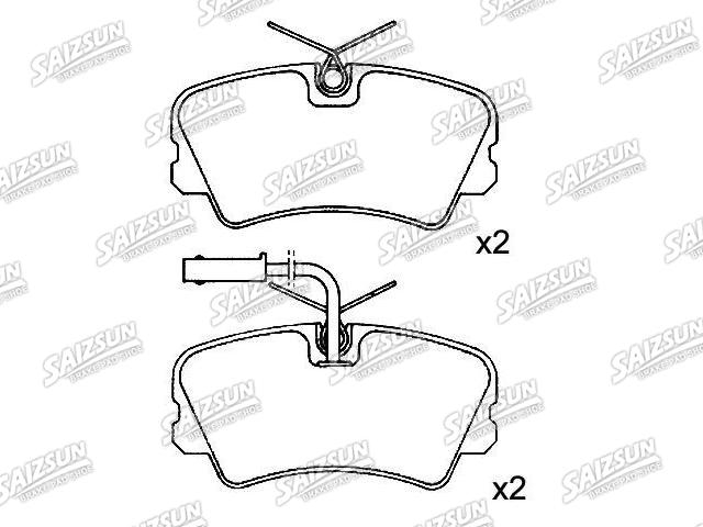 刹车片 Brake Pad Set:0060 765 019