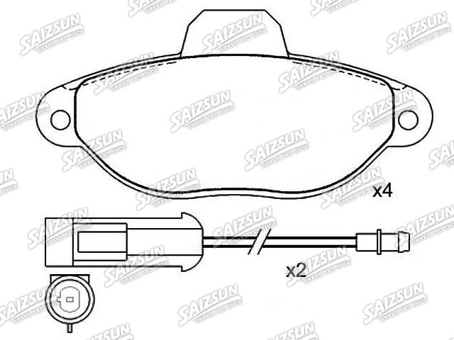 刹车片 Brake Pad Set:5 897 360