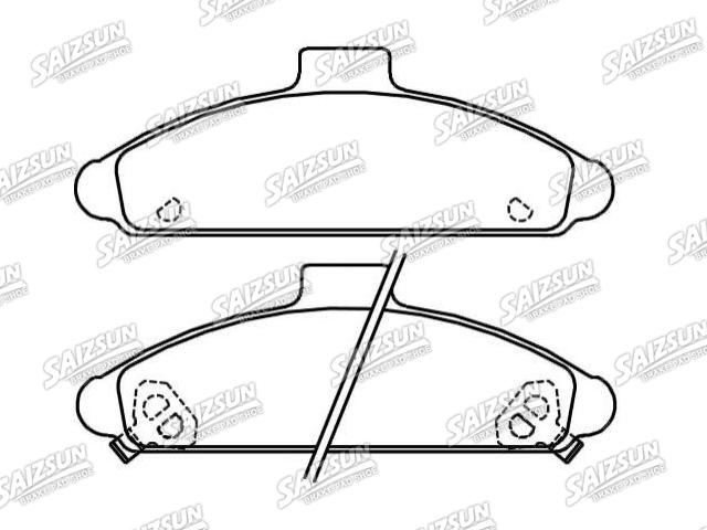 刹车片 Brake Pad Set:58101-23A00