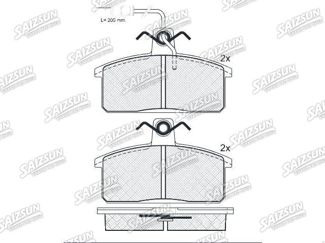 刹车片 Brake Pad Set:8 235 746 9