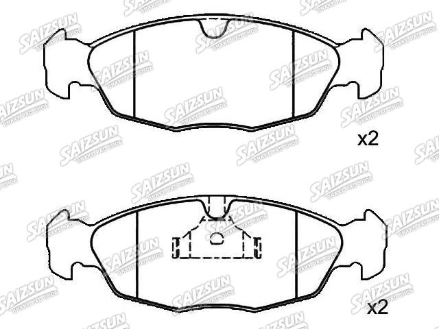 刹车片 Brake Pad Set:90 349 447 8