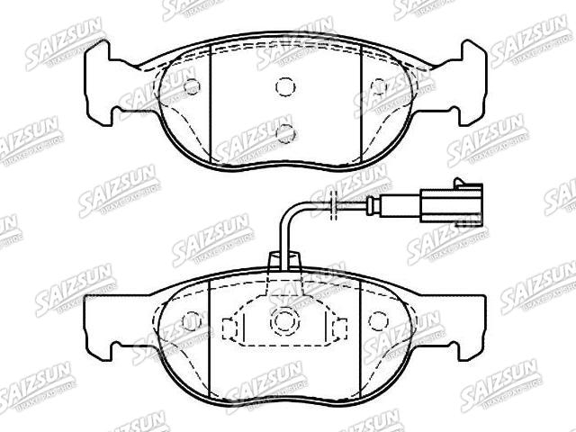 刹车片 Brake Pad Set:9 950 713
