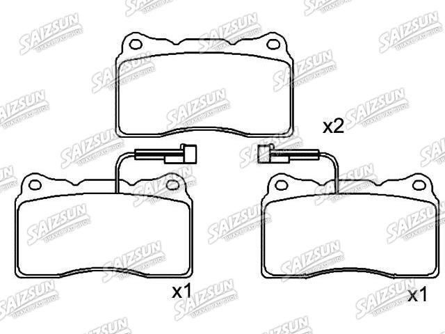 刹车片 Brake Pad Set:9 948 030