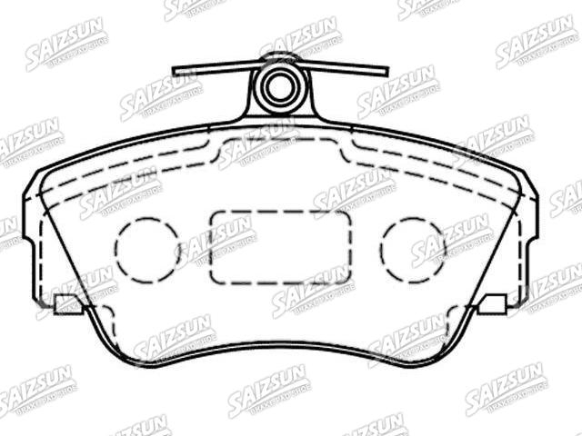 刹车片 Brake Pad Set:3 344 061