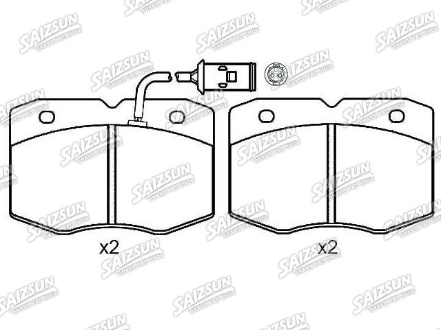 刹车片 Brake Pad Set:190 6158