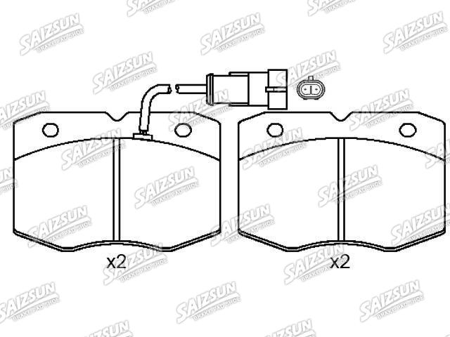 刹车片 Brake Pad Set:190 6428