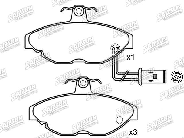 刹车片 Brake Pad Set:BHM7237