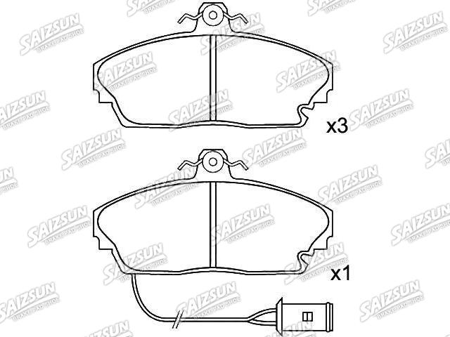 刹车片 Brake Pad Set:45022-SG9-000