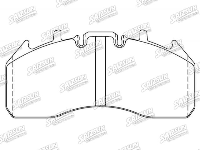 刹车片 Brake Pad Set:2252H2CD