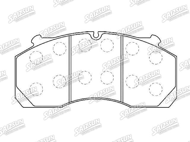 刹车片 Brake Pad Set:254625