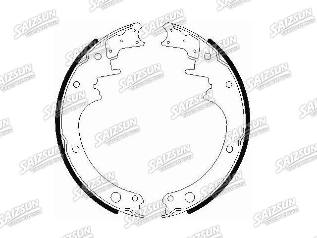 刹车蹄片 Brake Shoe Set:44060-25T25