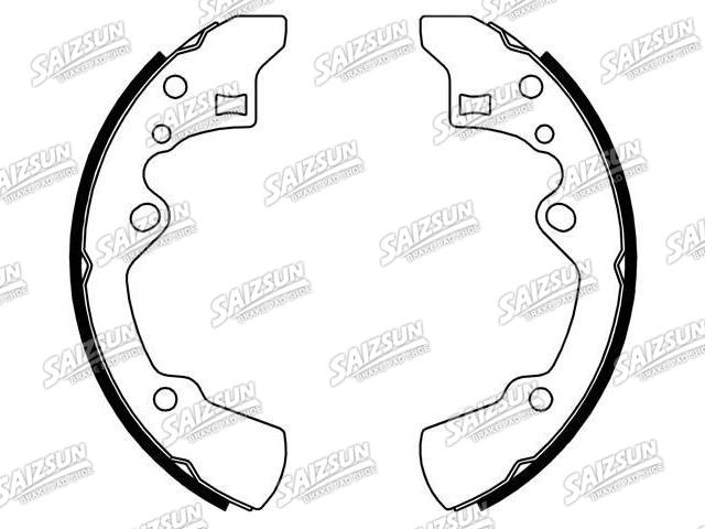 刹车蹄片 Brake Shoe Set:BWYA-26-38Z