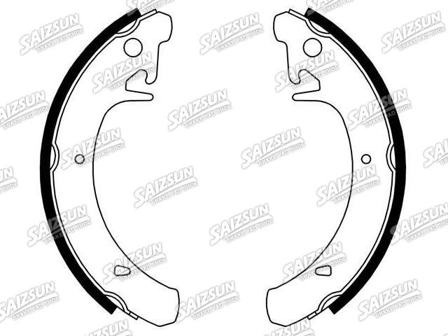 刹车蹄片 Brake Shoe Set:2108 3502 090