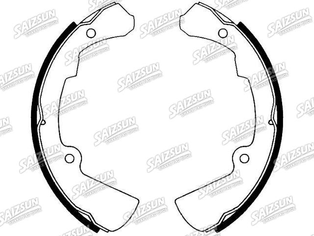 刹车蹄片 Brake Shoe Set:41060-B9625