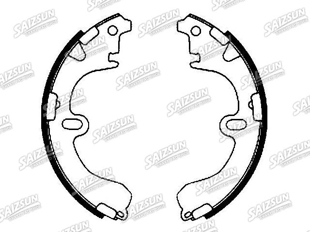 刹车蹄片 Brake Shoe Set:04495-20100