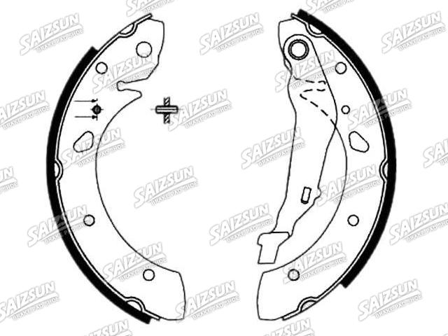 刹车蹄片 Brake Shoe Set:04495-05020