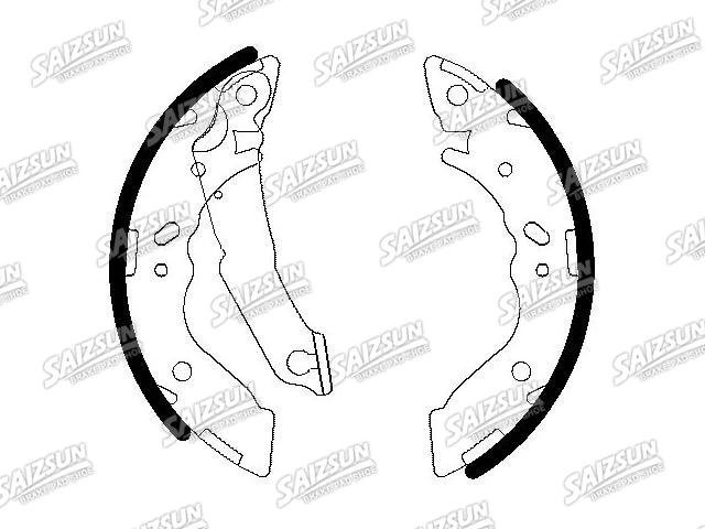 刹车蹄片 Brake Shoe Set:58305-22A01