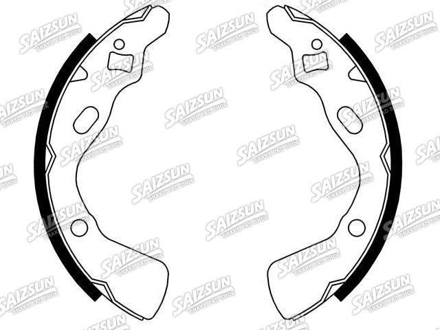 刹车蹄片 Brake Shoe Set:D001-26-310