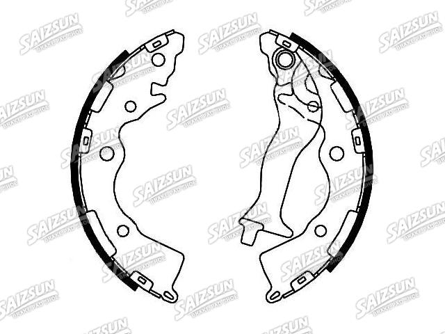 刹车蹄片 Brake Shoe Set:58305-1GA00