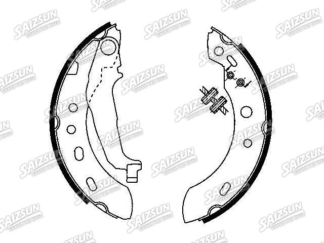 刹车蹄片 Brake Shoe Set:44060-6F625