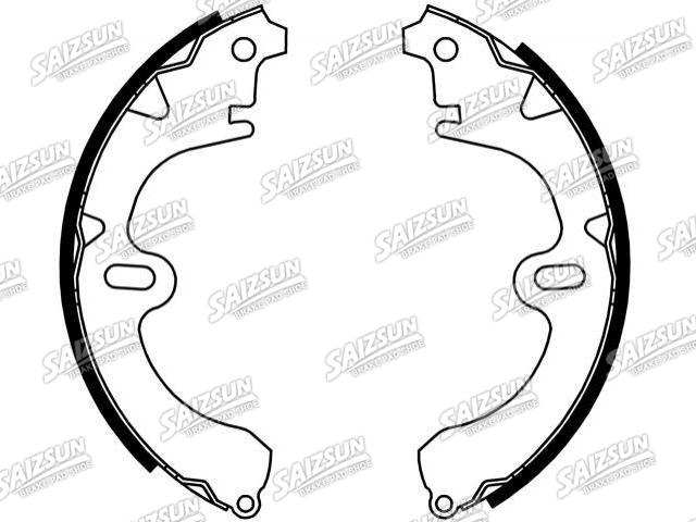 刹车蹄片 Brake Shoe Set:04495-01011